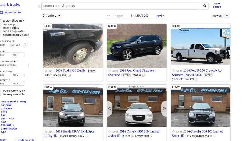 Used Trucks Craigslist For Sale By Owner Near Me – Price at Wholesale