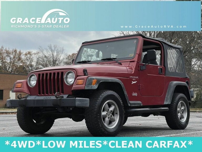 1998 Jeep Wrangler for Sale Craigslist Buying Steps