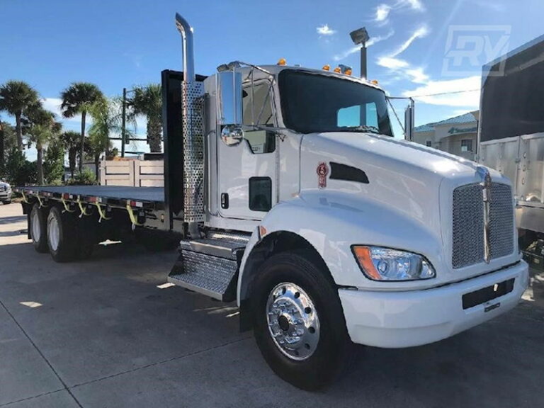 Budget Flatbed Trucks for Rent with Forklift Near Me